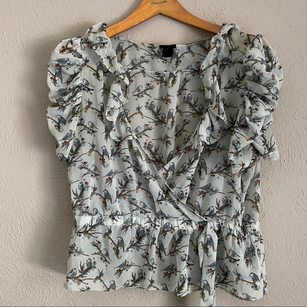 H&M sheer blouse
